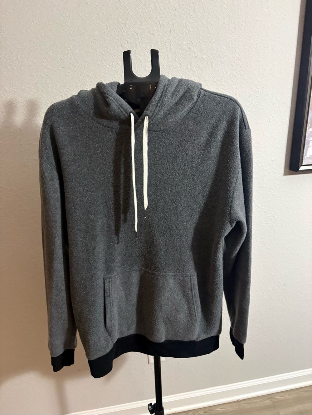 feat Plush Teddy Jacket in Charcoal Gray
